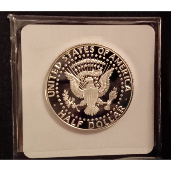 .999 Silver Cameo Proof Kennedy Half Dollar 2019 BU Only 412,509 Minted! - Picture 4 of 6